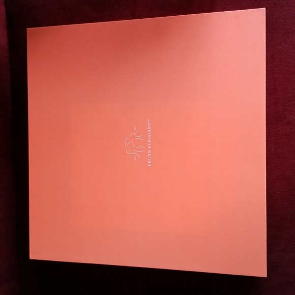 Drunk Elephant Orange Tambourine  Large Cardboard Box New - Picture 9 of 12